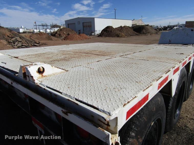 image for item DB6887 1975 Transport lowboy equipment trailer