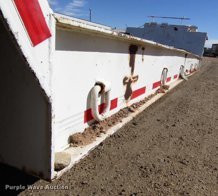 image for item DB6887 1975 Transport lowboy equipment trailer