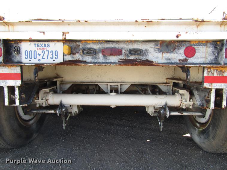 image for item DB6887 1975 Transport lowboy equipment trailer