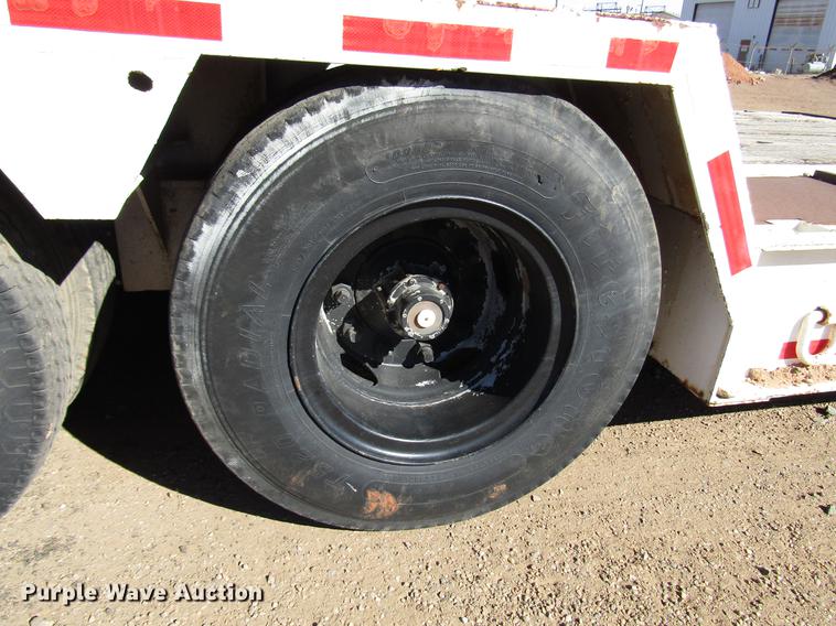 image for item DB6887 1975 Transport lowboy equipment trailer