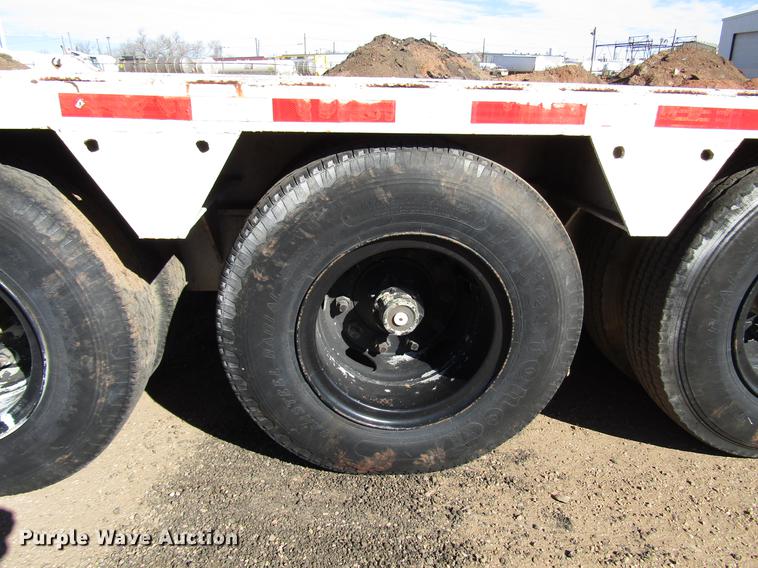 image for item DB6887 1975 Transport lowboy equipment trailer