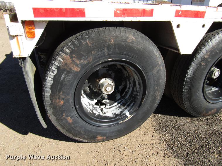 image for item DB6887 1975 Transport lowboy equipment trailer