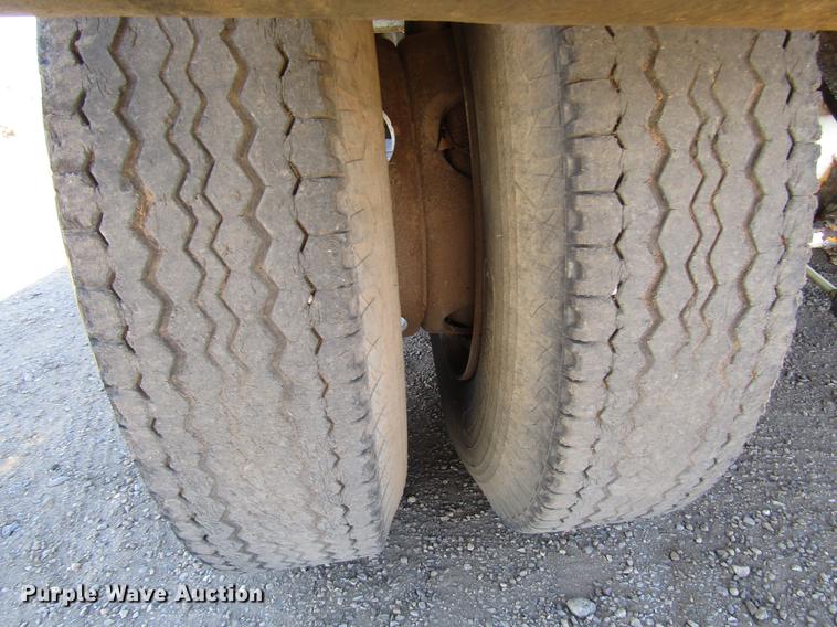 image for item DB6887 1975 Transport lowboy equipment trailer