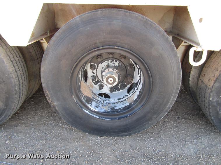 image for item DB6887 1975 Transport lowboy equipment trailer