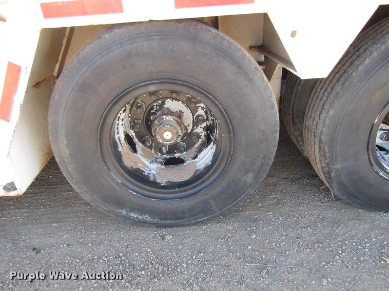 image for item DB6887 1975 Transport lowboy equipment trailer