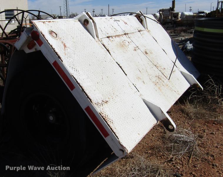 image for item DB6887 1975 Transport lowboy equipment trailer
