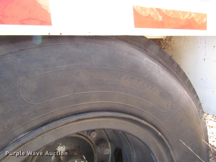 image for item DB6887 1975 Transport lowboy equipment trailer