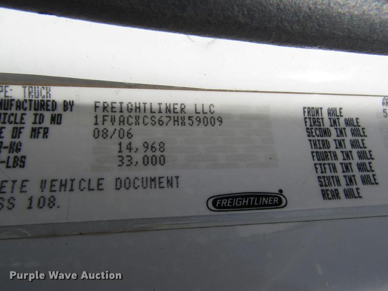 image for item DB6888 2007 Freightliner Business Class M2 street sweeper truck