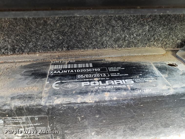 image for item DD3963 2013 Bobcat 3400 UTV