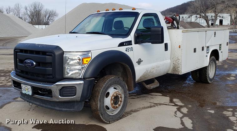 image for item DD3981 2012 Ford F450 Super Duty utility truck