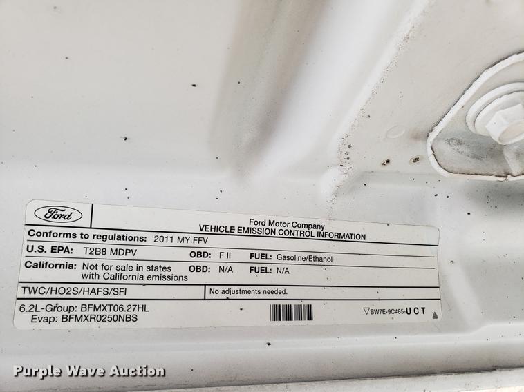 image for item DD3984 2011 Ford F250 Super Duty SuperCab pickup truck