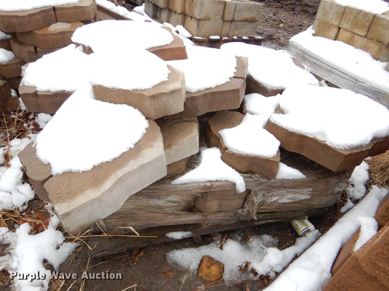 image for item DE0013 Approximately 4,400 landscape bricks, blocks, and pavers