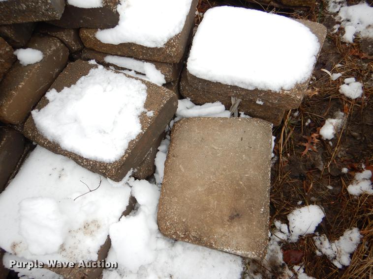 image for item DE0013 Approximately 4,400 landscape bricks, blocks, and pavers