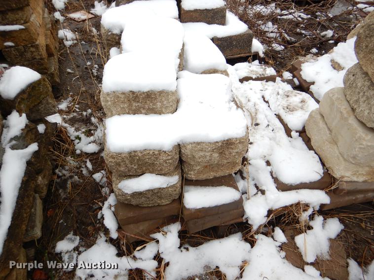image for item DE0013 Approximately 4,400 landscape bricks, blocks, and pavers