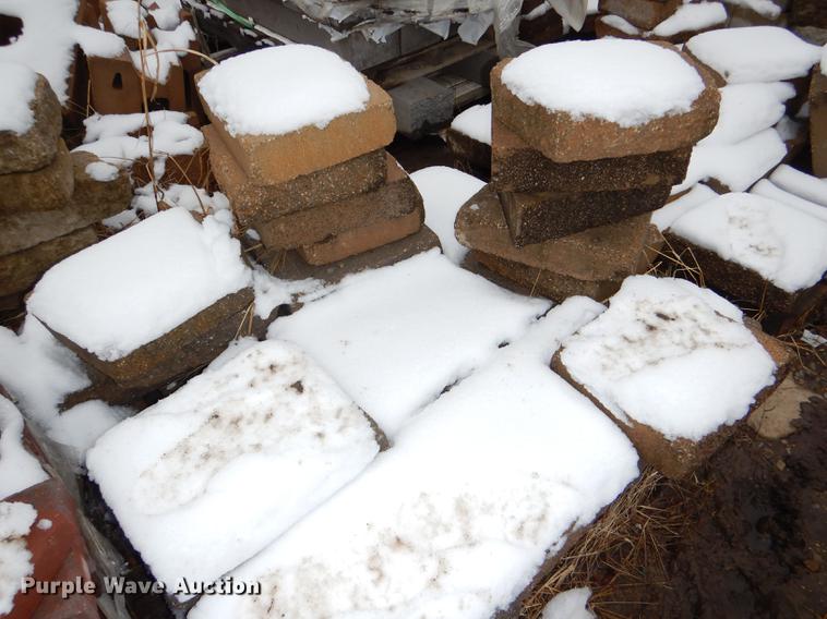 image for item DE0013 Approximately 4,400 landscape bricks, blocks, and pavers