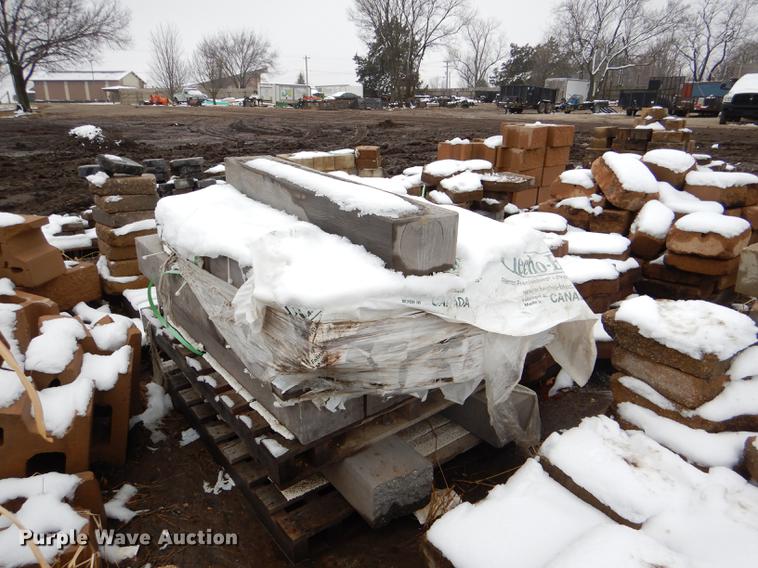 image for item DE0013 Approximately 4,400 landscape bricks, blocks, and pavers