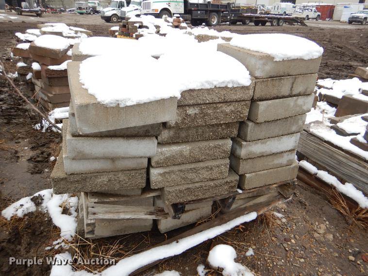image for item DE0013 Approximately 4,400 landscape bricks, blocks, and pavers