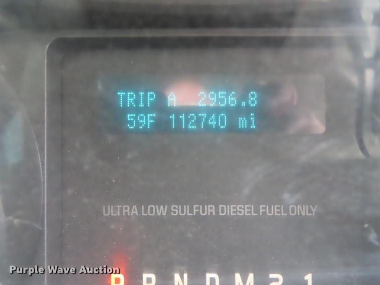 image for item DF1353 2011 Ford F550 Crew Cab flatbed truck