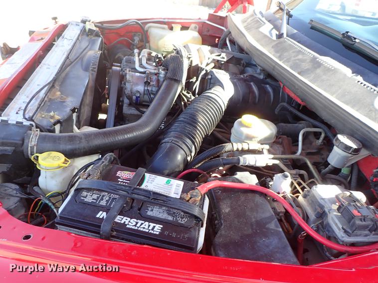 image for item DF8737 2000 Dodge Ram 3500 dump bed pickup truck