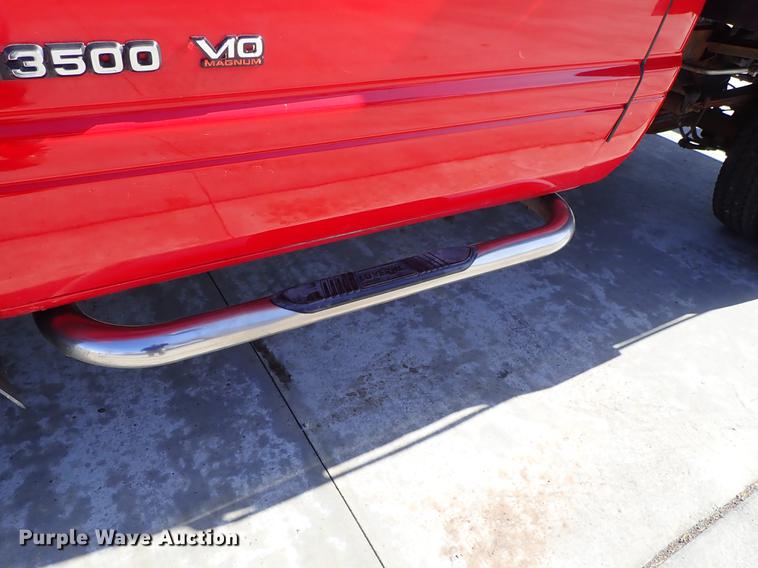 image for item DF8737 2000 Dodge Ram 3500 dump bed pickup truck