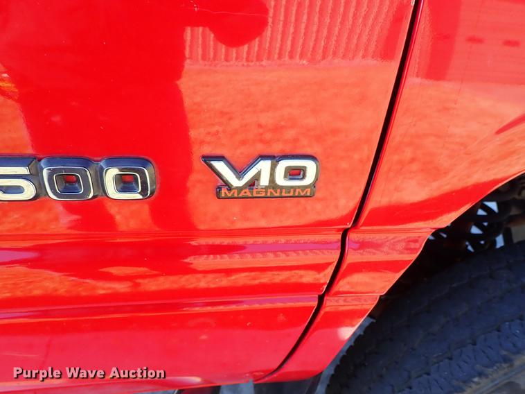 image for item DF8737 2000 Dodge Ram 3500 dump bed pickup truck