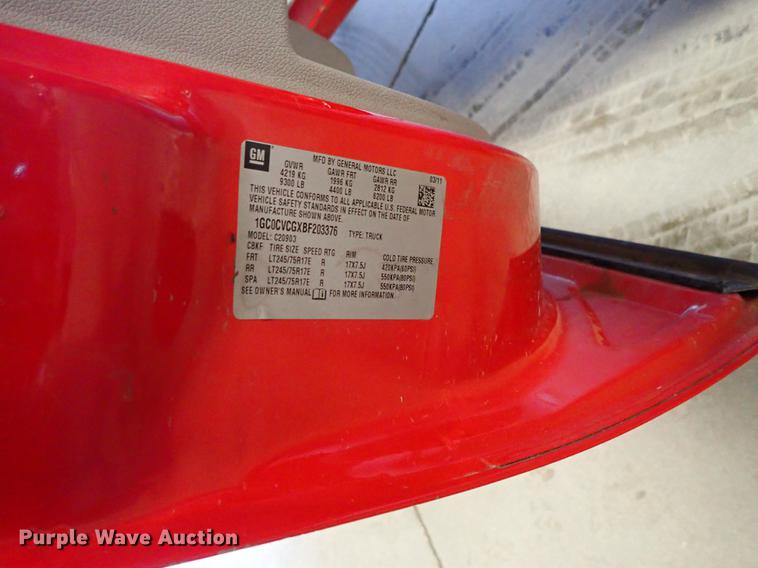 image for item DF8743 2011 Chevrolet Silverado 2500HD pickup truck