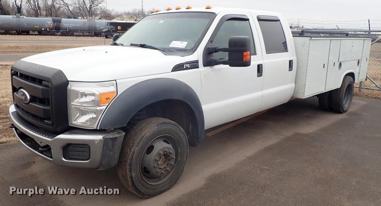 image for item DF8746 2011 Ford F550 Crew Cab utility truck
