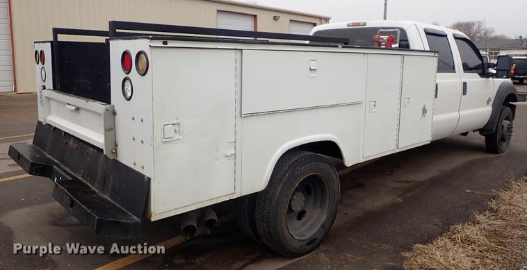 image for item DF8746 2011 Ford F550 Crew Cab utility truck