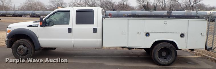 image for item DF8746 2011 Ford F550 Crew Cab utility truck