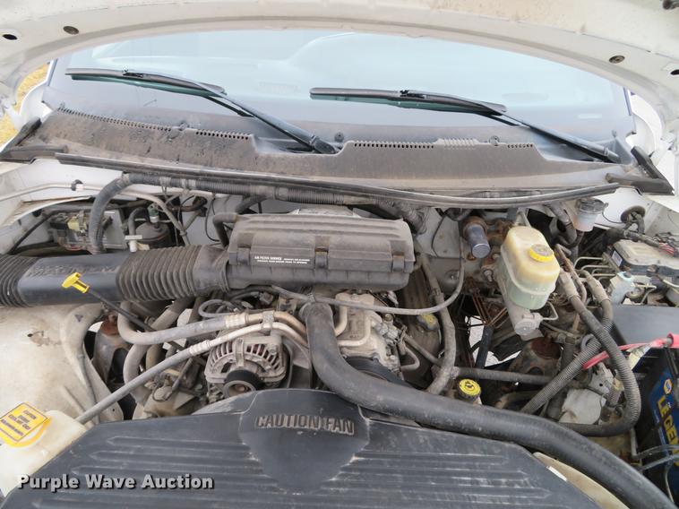 image for item DG3843 2002 Dodge Ram 3500 flatbed pickup truck