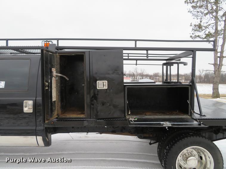image for item DG3868 2006 Ford F450 Super Duty XL Crew Cab flatbed truck
