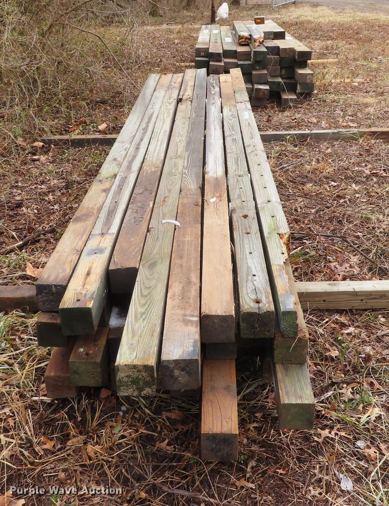 image for item DN9111 Approximately 74 wood posts