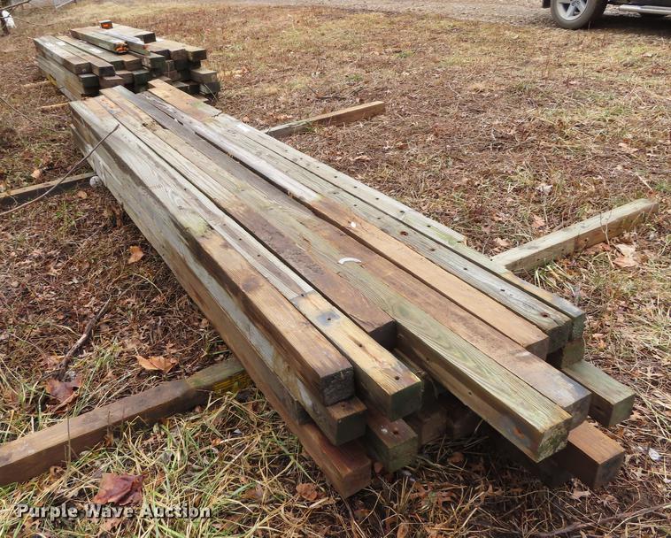 image for item DN9111 Approximately 74 wood posts