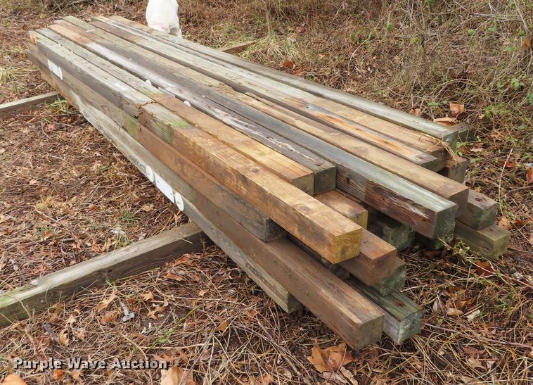 image for item DN9111 Approximately 74 wood posts