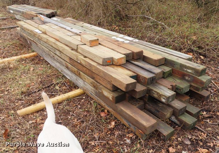 image for item DN9111 Approximately 74 wood posts
