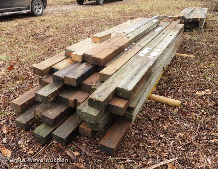 image for item DN9111 Approximately 74 wood posts