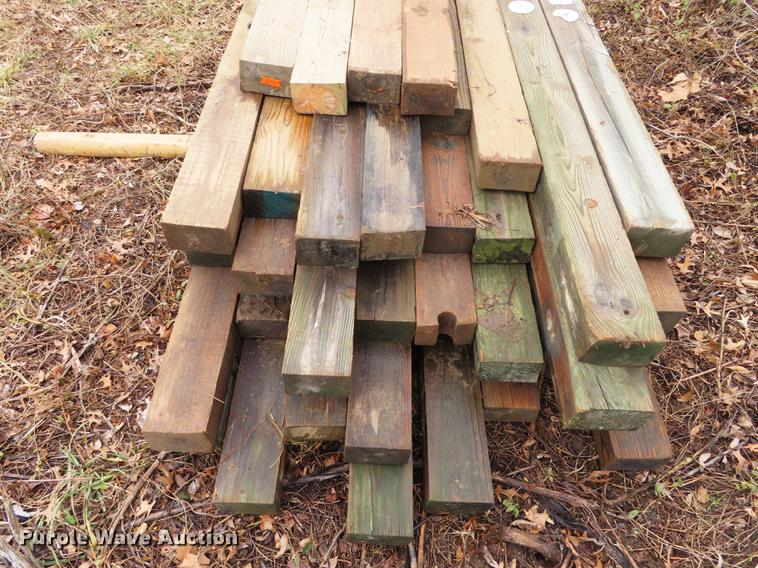 image for item DN9111 Approximately 74 wood posts