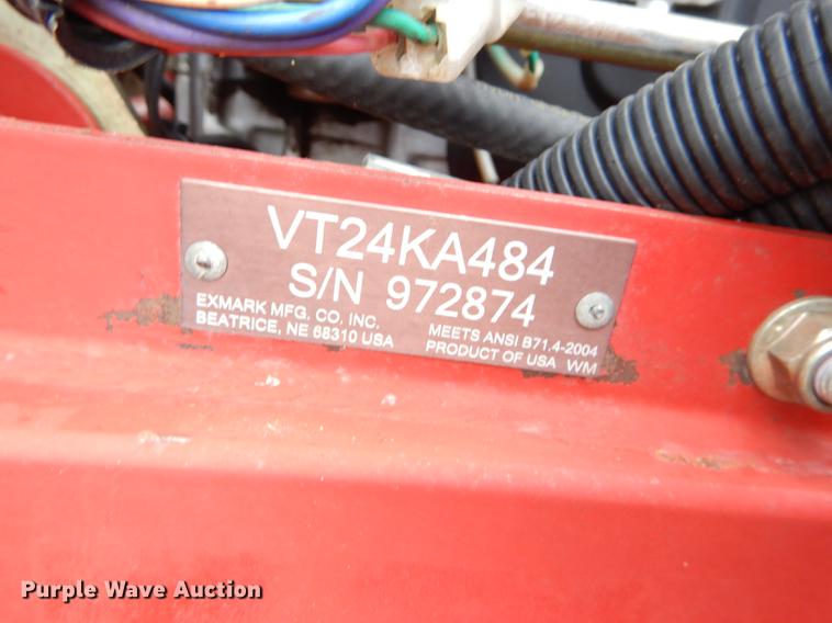 image for item EA9202 Ex Mark VT24KA484 ZTR lawn mower