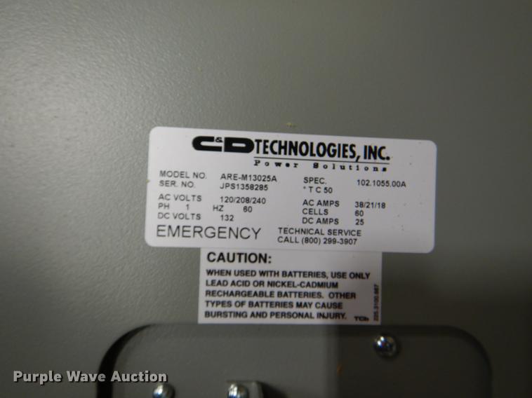 image for item EA9223 C&D Technologies battery charger