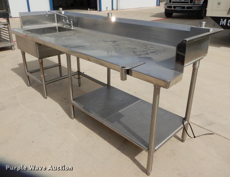 image for item EB9660 Stainless steel prep table