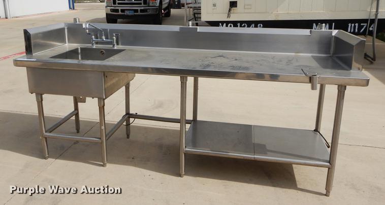 image for item EB9660 Stainless steel prep table