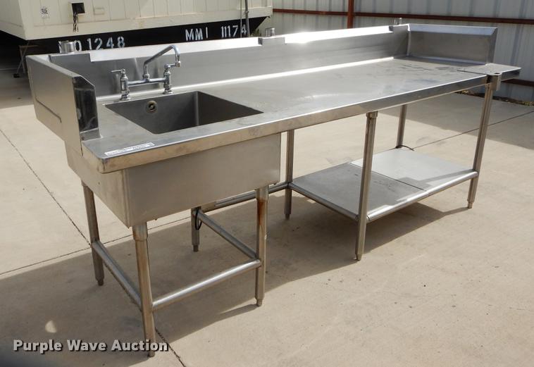 image for item EB9660 Stainless steel prep table