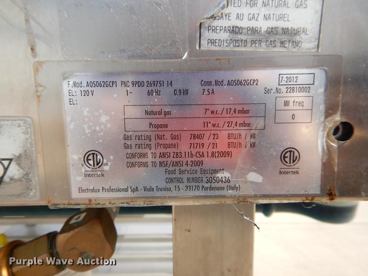 image for item EB9661 Electrolux A05062A0P1 Air-O-Convection oven