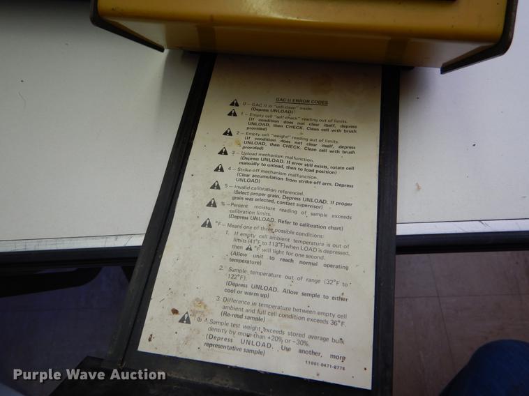 image for item FH9008 Dickey-John GAC II grain analysis computer