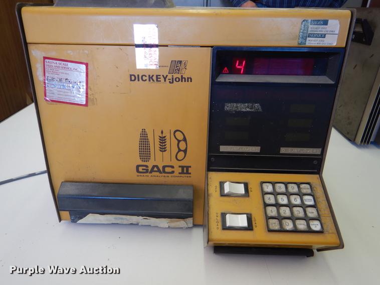 image for item FH9009 Dickey-John GAC II grain analysis computer