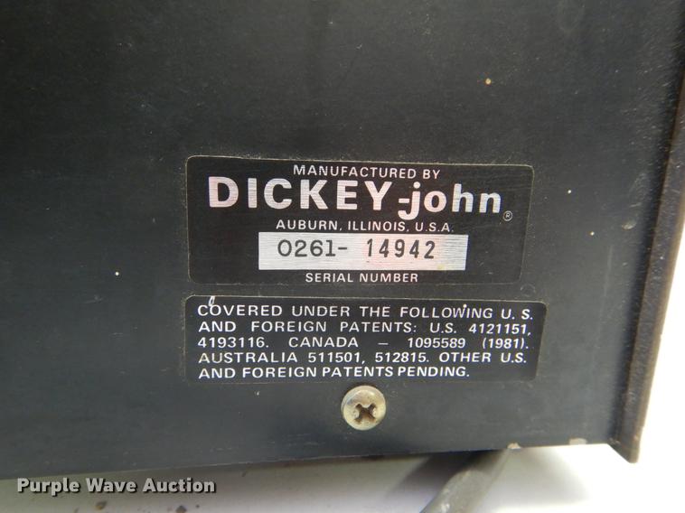 image for item FH9009 Dickey-John GAC II grain analysis computer