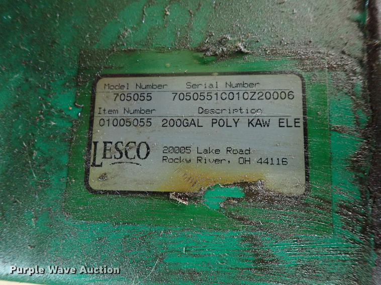 image for item FH9660 Lesco spray tank