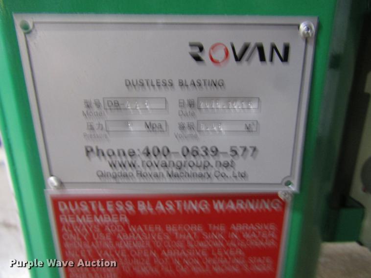 image for item FJ9616 Rovan dust free media blaster