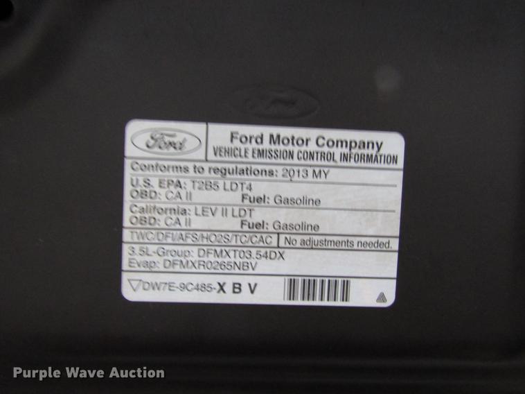 image for item FJ9620 2013 Ford F150 SuperCab pickup truck