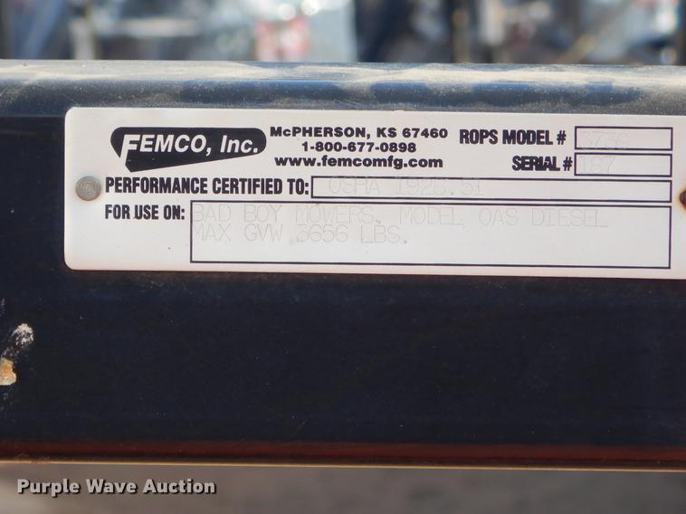 image for item FQ9563 Bad Boy 7200AOS ZTR lawn mower